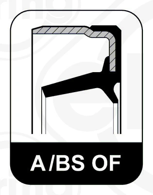 Bague d'étanchéité, vilebrequin ELRING 856.170