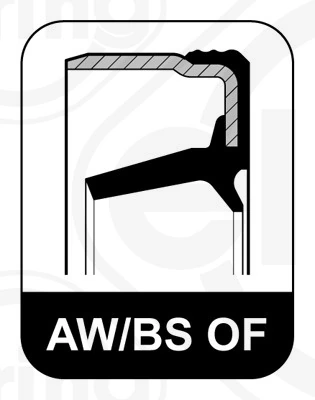 Bague d'étanchéité, vilebrequin ELRING 562.090