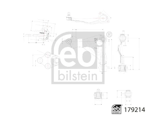 Bras de liaison, suspension de roue FEBI BILSTEIN 179214