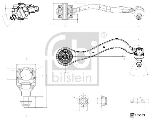 Bras de liaison, suspension de roue