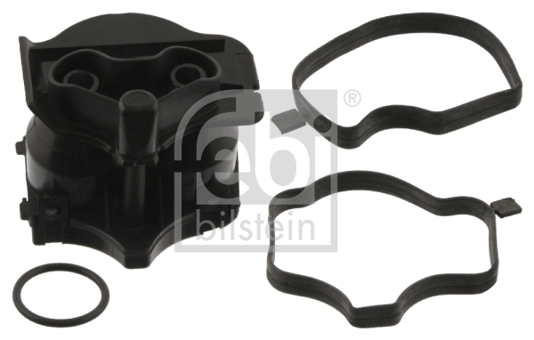 Séparateur d'huile, prise de recyclage des gas de carter