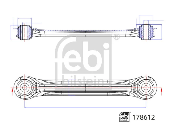 Bras de liaison, suspension de roue FEBI BILSTEIN 178612