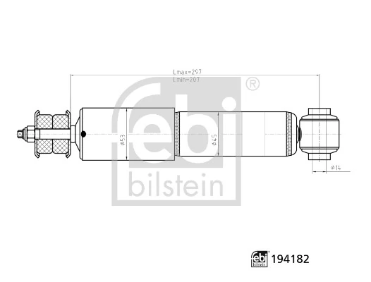 Amortisseur FEBI BILSTEIN 194182