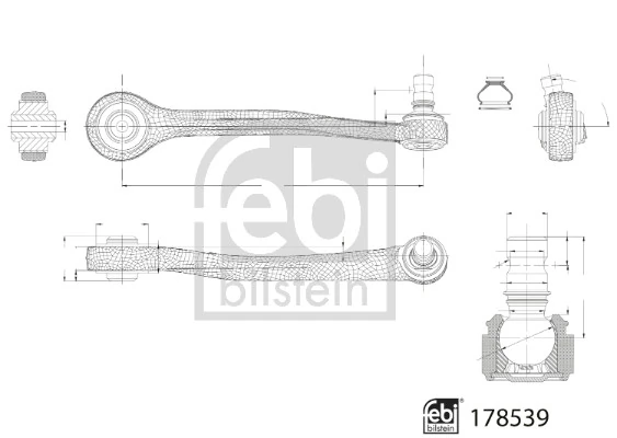 Bras de liaison, suspension de roue FEBI BILSTEIN 178539