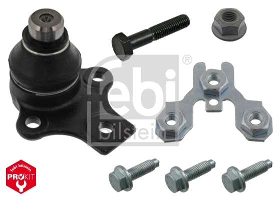 FEBI BILSTEIN 39810 — Опора кульова SEAT IBIZA II, VW CADDY II, GOLF II-IV 83-09 перед. міст (Вир-во FEBI)