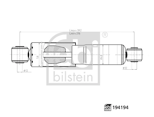 Amortisseur FEBI BILSTEIN 194194