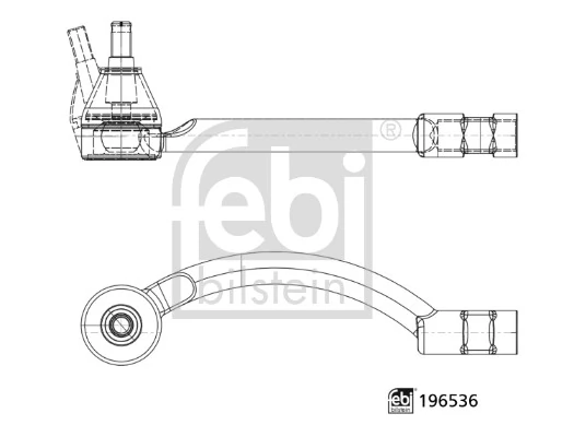 Rotule de barre de connexion FEBI BILSTEIN 196536