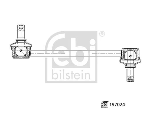 Entretoise/tige, stabilisateur FEBI BILSTEIN 197024