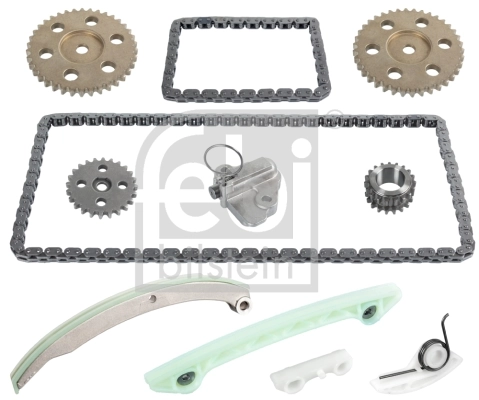 FEBI BILSTEIN 108920 — Комплект ланцюгів ГРМ і маслонасоса з шестернями FORD 1,8/2,0 16V 00- (вир-во FEBI)