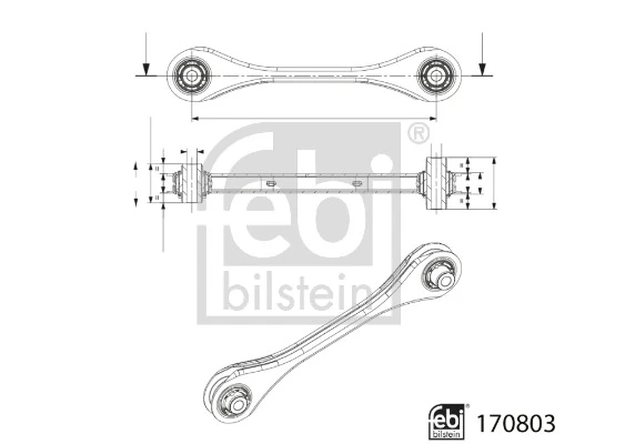 Bras de liaison, suspension de roue