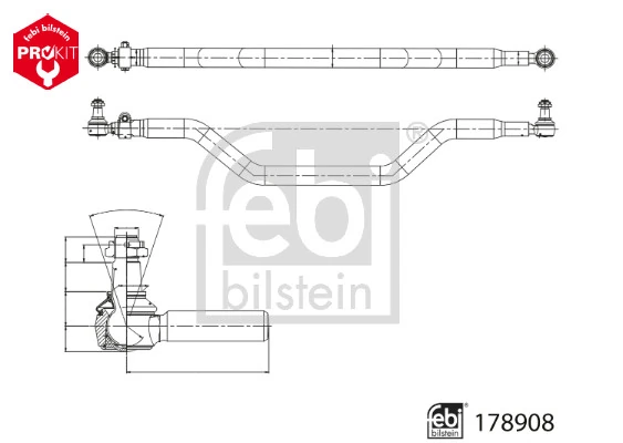 Barre de connexion FEBI BILSTEIN 178908