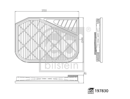 FILTR POWIETRZA FIAT PANDA, LANCIA YPSILON 01.20-
