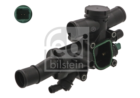 FEBI BILSTEIN 36180 — Термостат з корпусом, ущільненням та термовимикачем FIAT/Ford/Peugeot (вир-во FEBI)