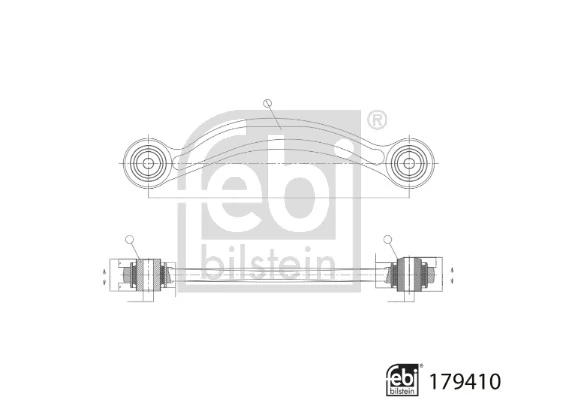 Bras de liaison, suspension de roue FEBI BILSTEIN 179410