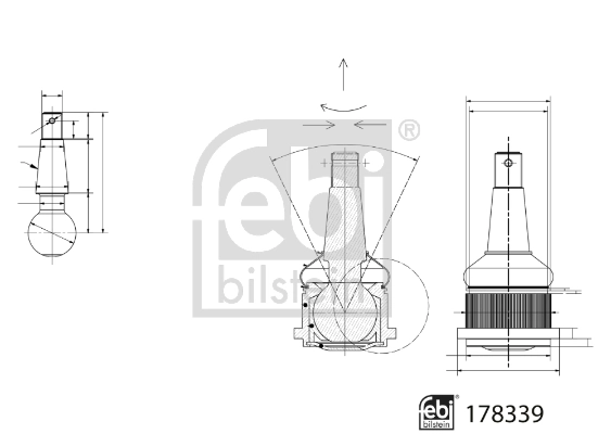 Rotule de suspension FEBI BILSTEIN 178339
