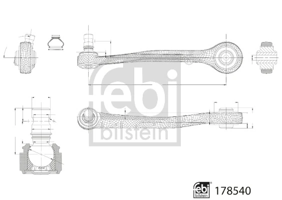 Bras de liaison, suspension de roue FEBI BILSTEIN 178540