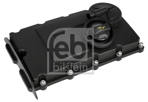 FEBI BILSTEIN 186034 — Клапанна кришка з клапаном вентиляції та прокладкою VAG 2,0TDI 16V (вир-во FEBI)