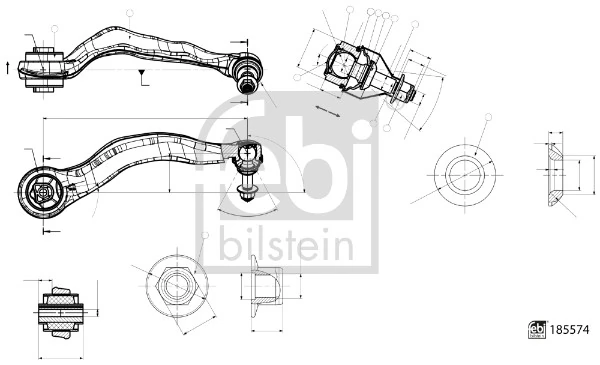 Bras de liaison, suspension de roue