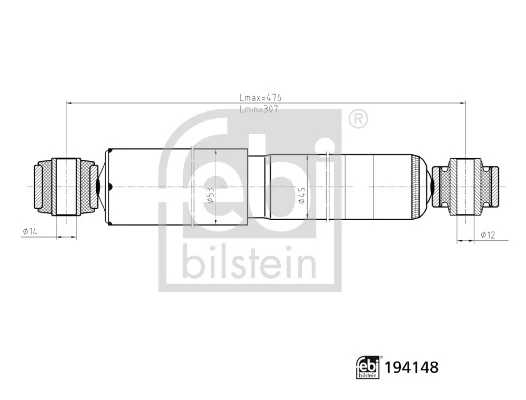 Amortisseur FEBI BILSTEIN 194148