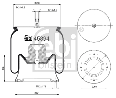 Soufflet de suspension, suspension pneumatique