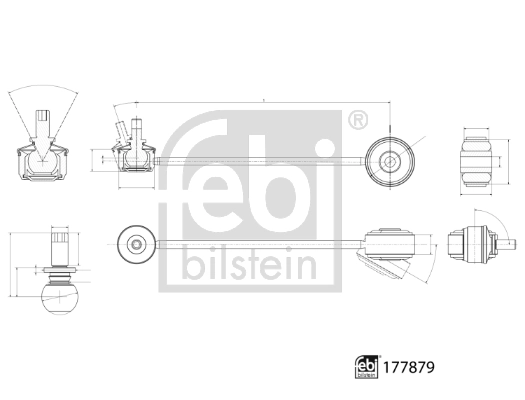 Bras de liaison, suspension de roue FEBI BILSTEIN 177879