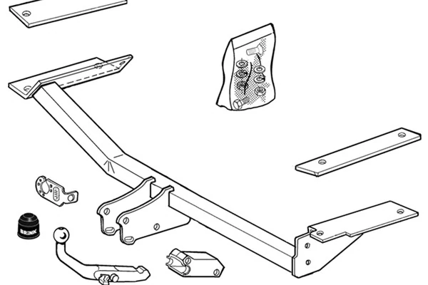 Dispositif d'attelage BRINK 300100