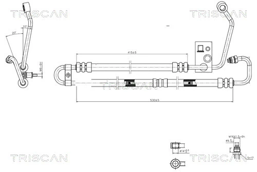 Hydraulikslange, styretøj