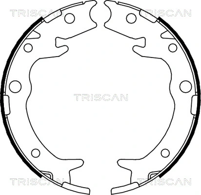 Brake Shoe Set, parking brake