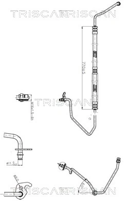 Hydraulikslange, styretøj