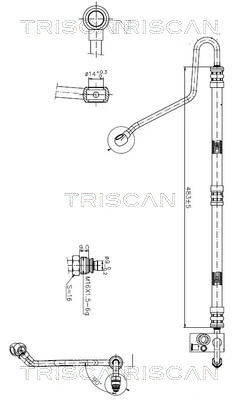 Hydraulikslange, styretøj