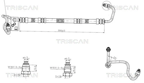 Hydraulikslange, styretøj