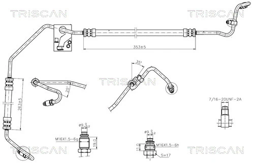 Hydraulikslange, styretøj