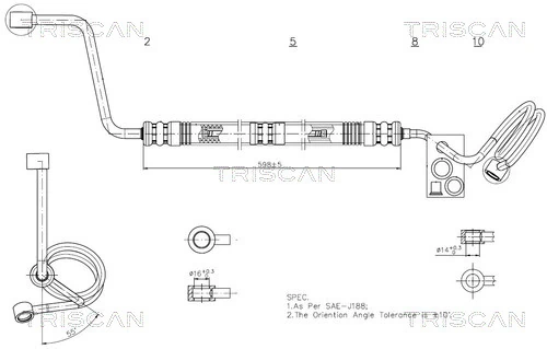 Hydraulikslange, styretøj