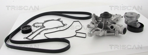 Water Pump + V-Ribbed Belt Kit