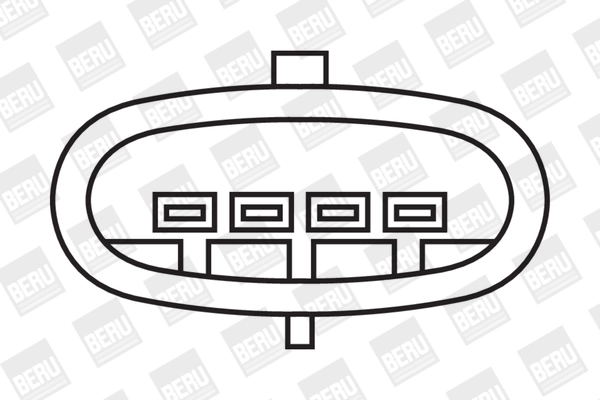 Bobine d'allumage BorgWarner (BERU) ZS371