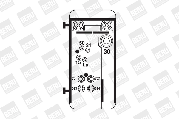 Temporisateur de préchauffage BorgWarner (BERU) GR070