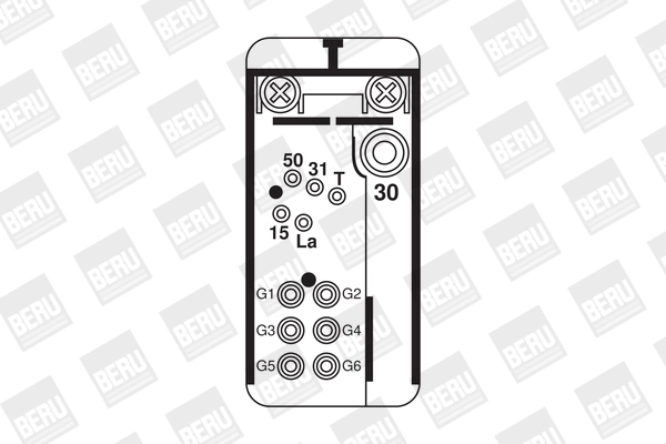 Temporisateur de préchauffage BorgWarner (BERU) GR076
