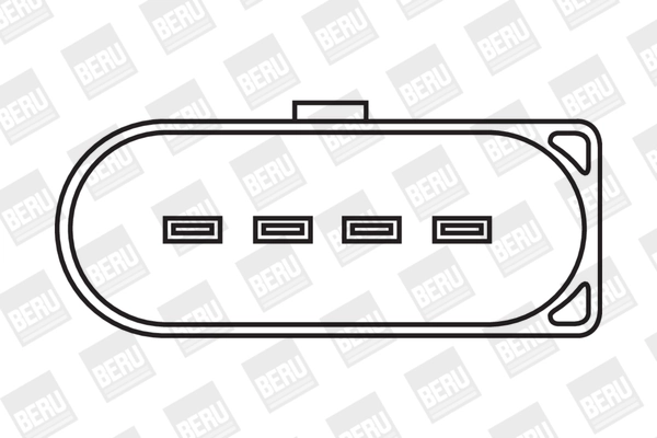 Bobine d'allumage BorgWarner (BERU) ZSE009