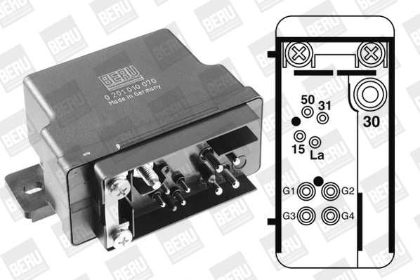 Temporisateur de préchauffage BorgWarner (BERU) GR070