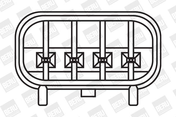 Bobine d'allumage BorgWarner (BERU) ZS372