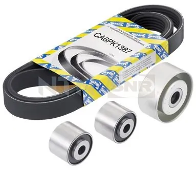 Jeu de courroies trapézoïdales à nervures SNR KA859.01