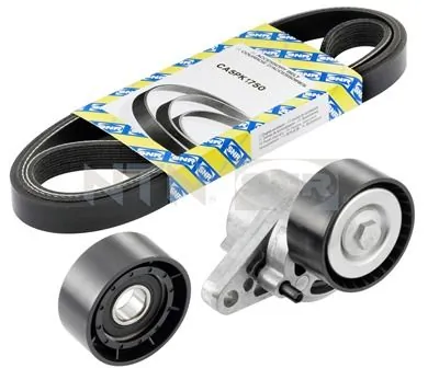 Jeu de courroies trapézoïdales à nervures SNR KA855.12