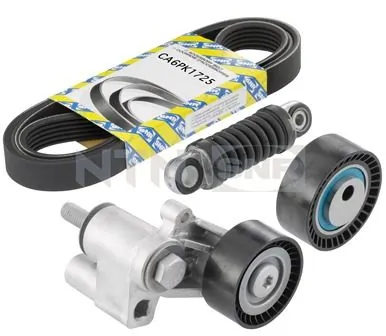 Jeu de courroies trapézoïdales à nervures SNR KA866.09