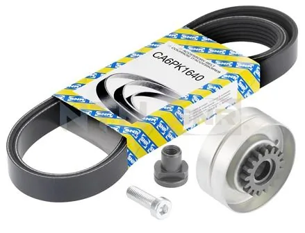 Jeu de courroies trapézoïdales à nervures SNR KA855.07