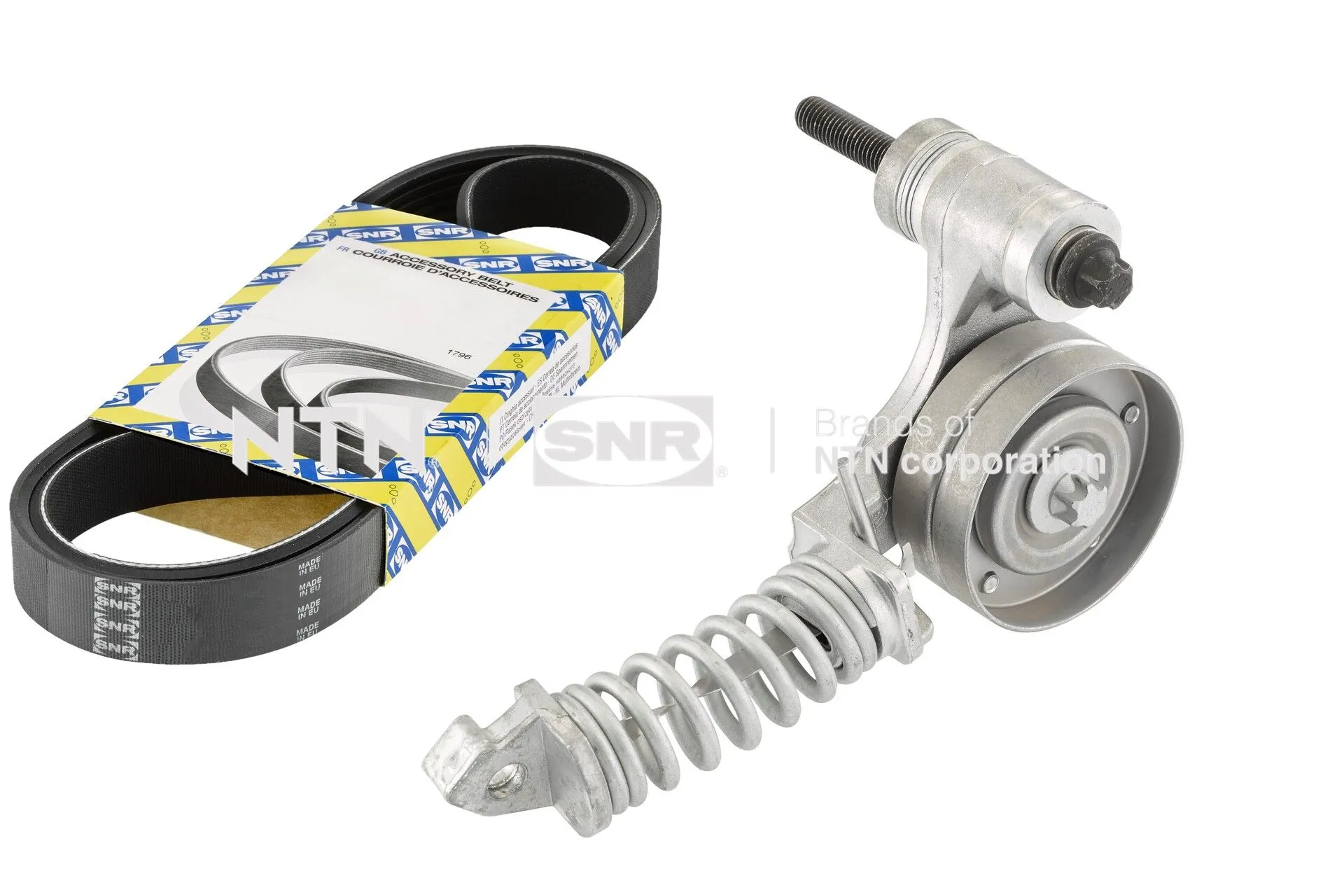 Jeu de courroies trapézoïdales à nervures SNR KA853.22