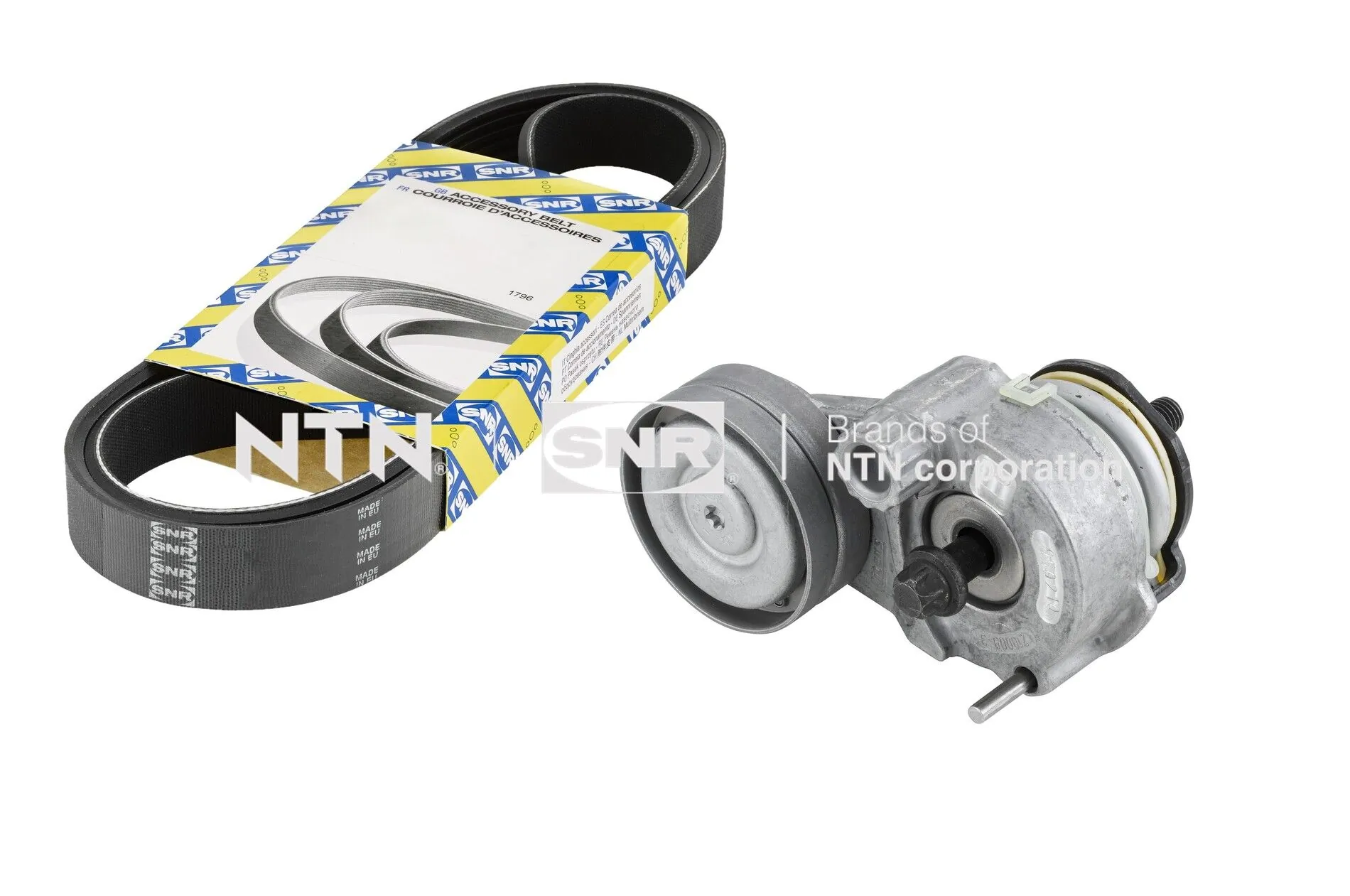 Jeu de courroies trapézoïdales à nervures SNR KA853.24