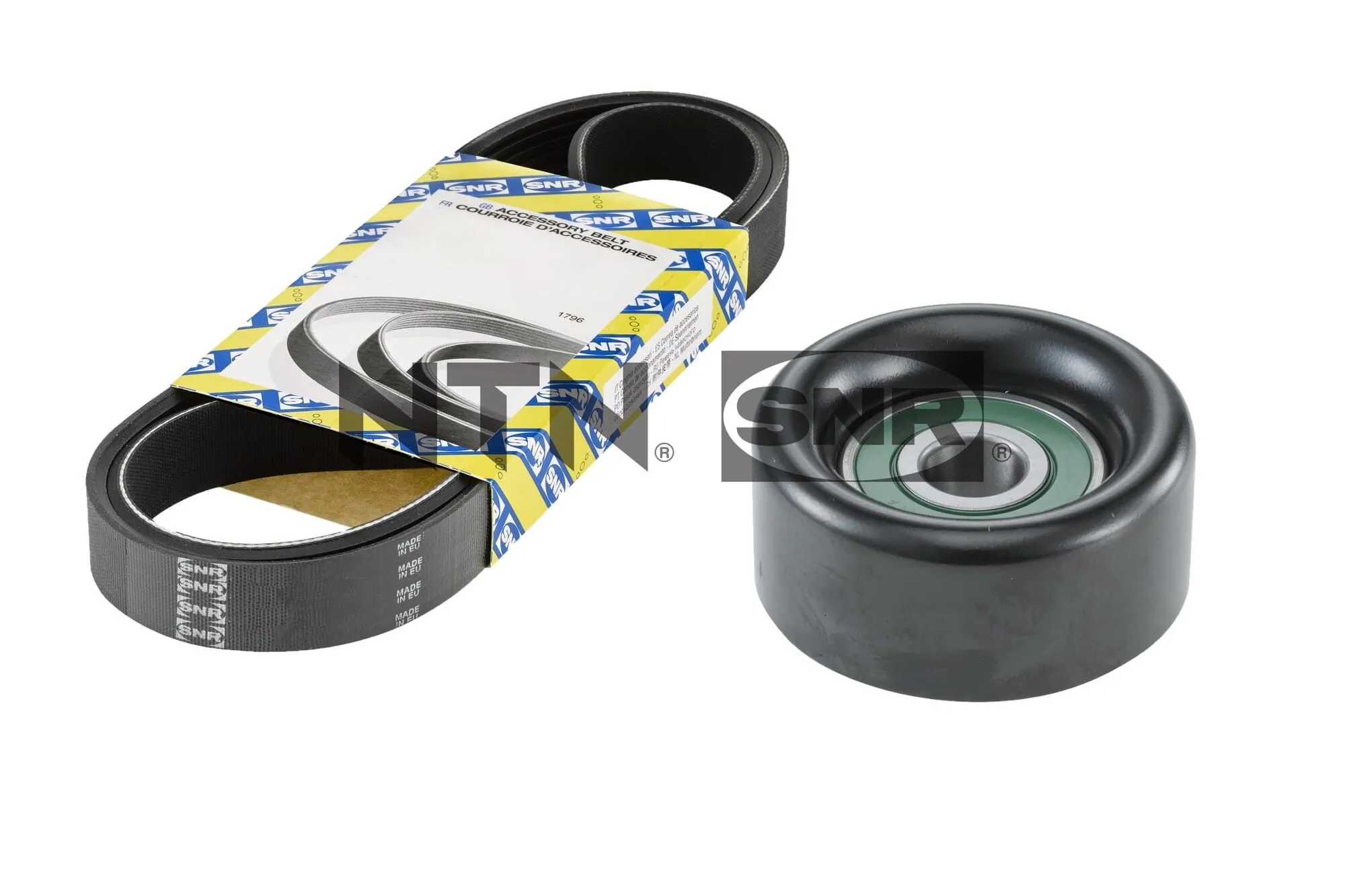 Jeu de courroies trapézoïdales à nervures SNR KA884.01