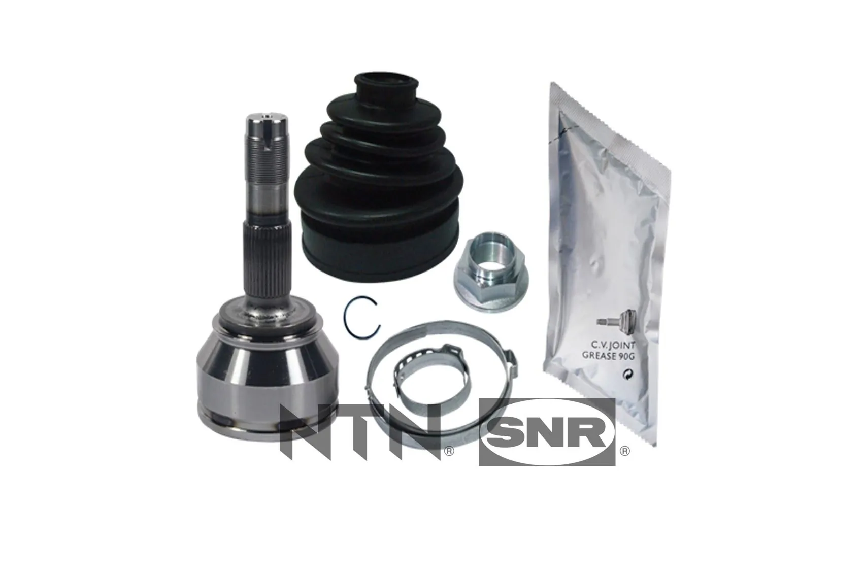 Jeu de joints, arbre de transmission SNR OJK66.008