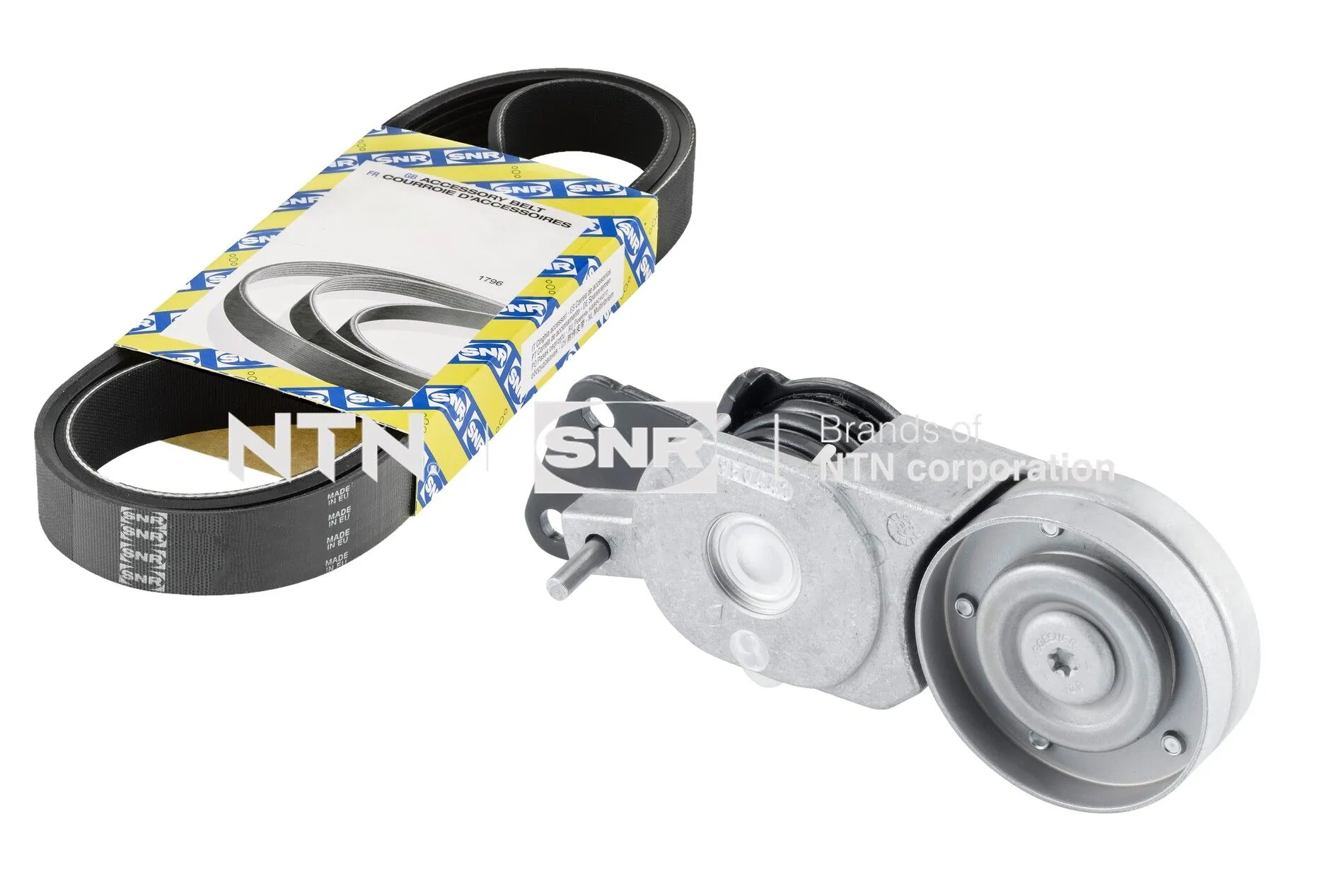 Jeu de courroies trapézoïdales à nervures SNR KA857.48