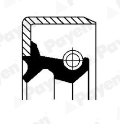 Bague d'étanchéité, moyeu de roue PAYEN NJ132